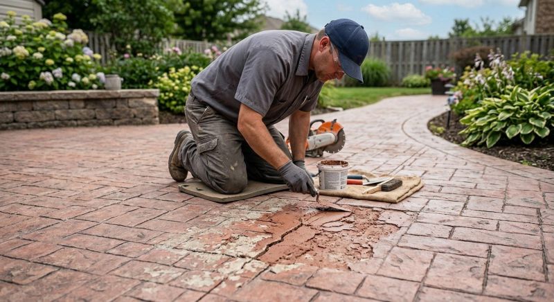 Decorative Concrete Repair in Lakeland, FL